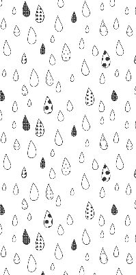 Rolgordijn voor het raam Druppels