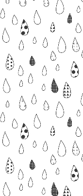 Rolgordijn voor het raam Druppels