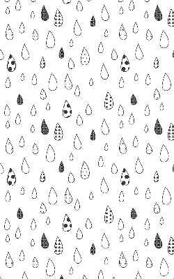 Rolgordijn voor het raam Druppels