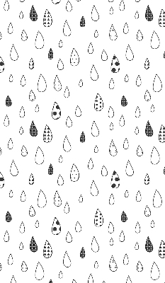 Rolgordijn voor het raam Druppels