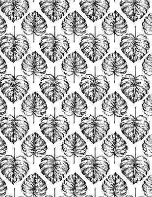 Rolgordijn verduisterend Grijze bladeren