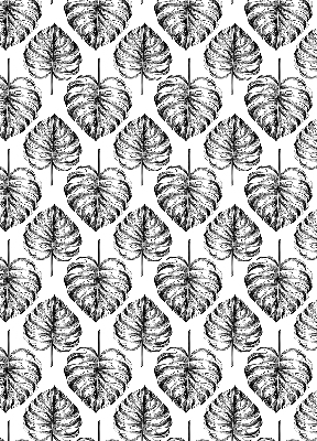 Rolgordijn verduisterend Grijze bladeren