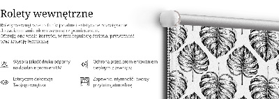 Rolgordijn verduisterend Grijze bladeren