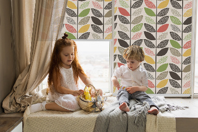 Rolgordijn verduisterend Kleurrijke bladeren