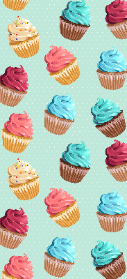 Rolgordijn voor het raam Cupcakes
