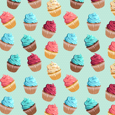 Rolgordijn voor het raam Cupcakes