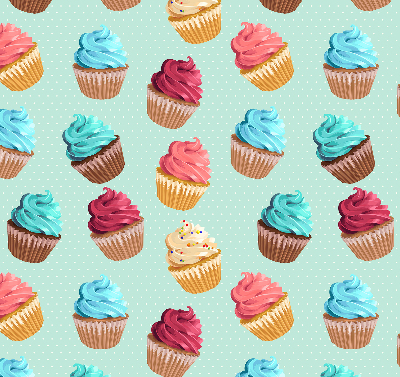 Rolgordijn voor het raam Cupcakes