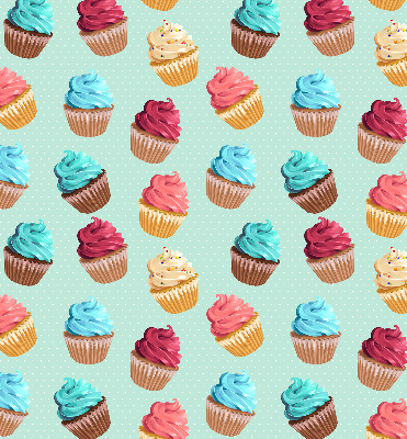 Rolgordijn voor het raam Cupcakes