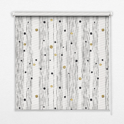 Rolgordijn verduisterend Strepen en stippen