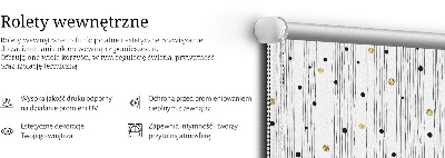 Rolgordijn verduisterend Strepen en stippen