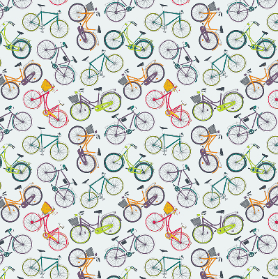 Rolgordijn voor het raam Fietsen