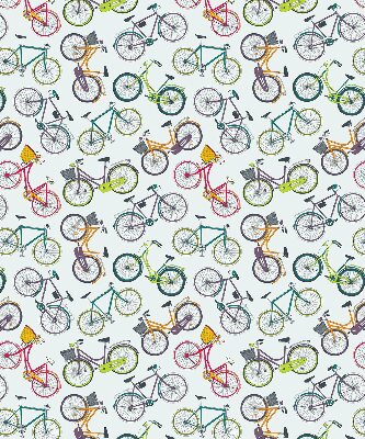 Rolgordijn voor het raam Fietsen