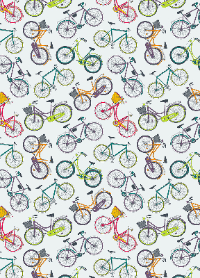 Rolgordijn voor het raam Fietsen