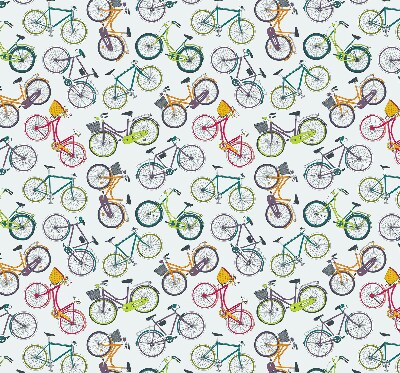 Rolgordijn voor het raam Fietsen