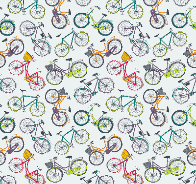 Rolgordijn voor het raam Fietsen