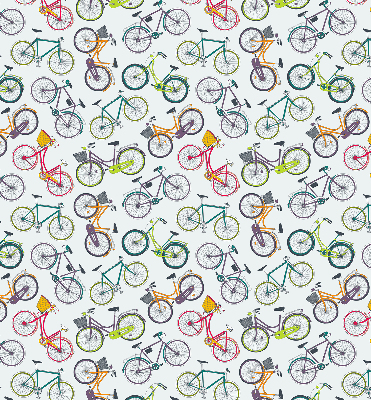 Rolgordijn voor het raam Fietsen