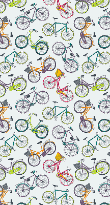 Rolgordijn voor het raam Fietsen