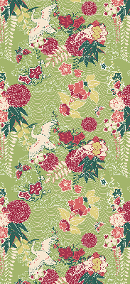 Rolgordijn verduisterend Reiger en planten