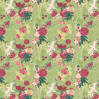 Rolgordijn verduisterend Reiger en planten