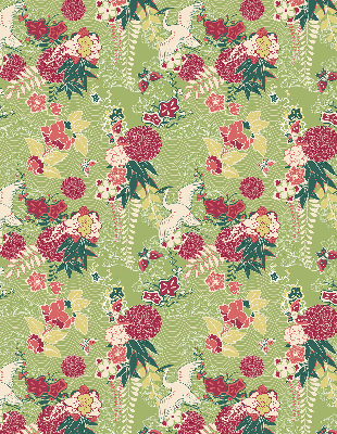 Rolgordijn verduisterend Reiger en planten