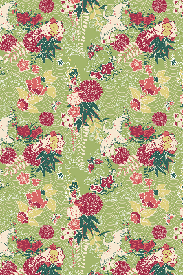 Rolgordijn verduisterend Reiger en planten