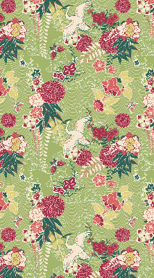 Rolgordijn verduisterend Reiger en planten