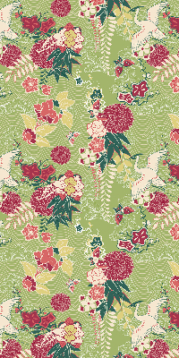 Rolgordijn verduisterend Reiger en planten