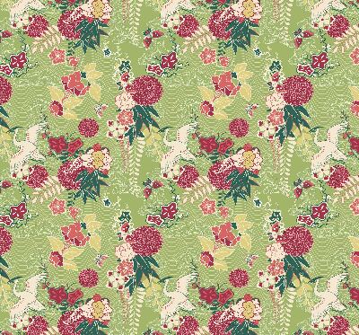 Rolgordijn verduisterend Reiger en planten