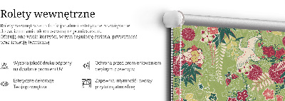 Rolgordijn verduisterend Reiger en planten