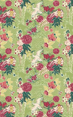 Rolgordijn verduisterend Reiger en planten