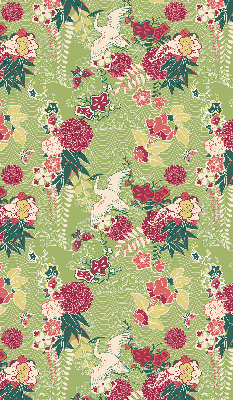 Rolgordijn verduisterend Reiger en planten