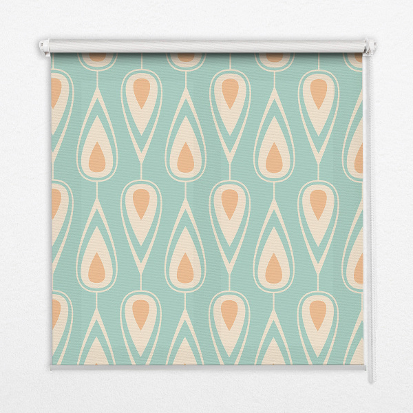 Rolgordijn voor het raam Kleurrijke avocado