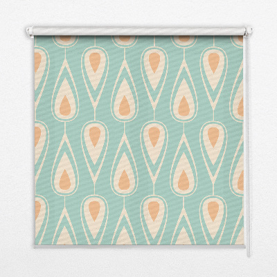 Rolgordijn voor het raam Kleurrijke avocado