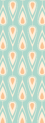 Rolgordijn voor het raam Kleurrijke avocado