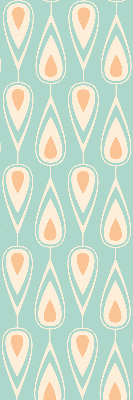 Rolgordijn voor het raam Kleurrijke avocado