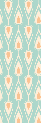 Rolgordijn voor het raam Kleurrijke avocado