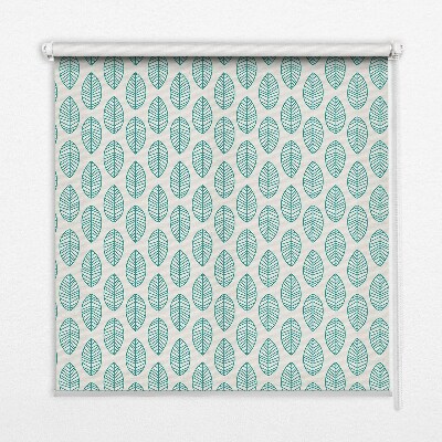 Rolgordijn verduisterend Blauwe bladeren