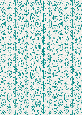 Rolgordijn verduisterend Blauwe bladeren