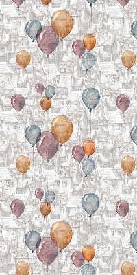 Rolgordijn voor het raam Ballonnen