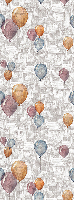 Rolgordijn voor het raam Ballonnen