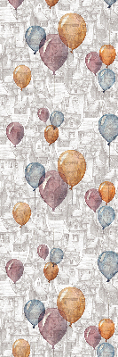 Rolgordijn voor het raam Ballonnen