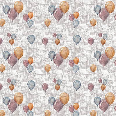 Rolgordijn voor het raam Ballonnen