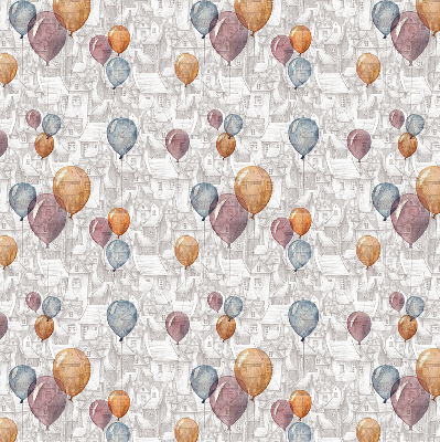 Rolgordijn voor het raam Ballonnen