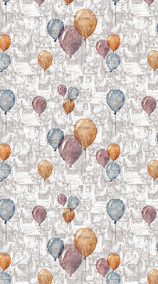 Rolgordijn voor het raam Ballonnen