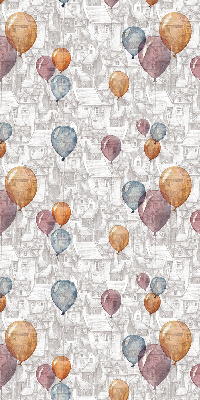 Rolgordijn voor het raam Ballonnen