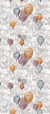 Rolgordijn voor het raam Ballonnen