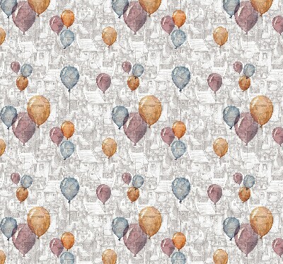 Rolgordijn voor het raam Ballonnen