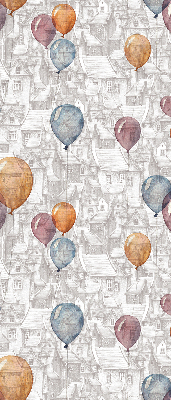 Rolgordijn voor het raam Ballonnen