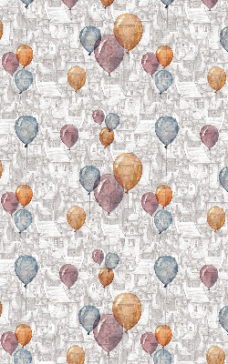 Rolgordijn voor het raam Ballonnen