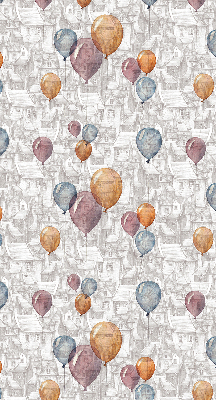 Rolgordijn voor het raam Ballonnen